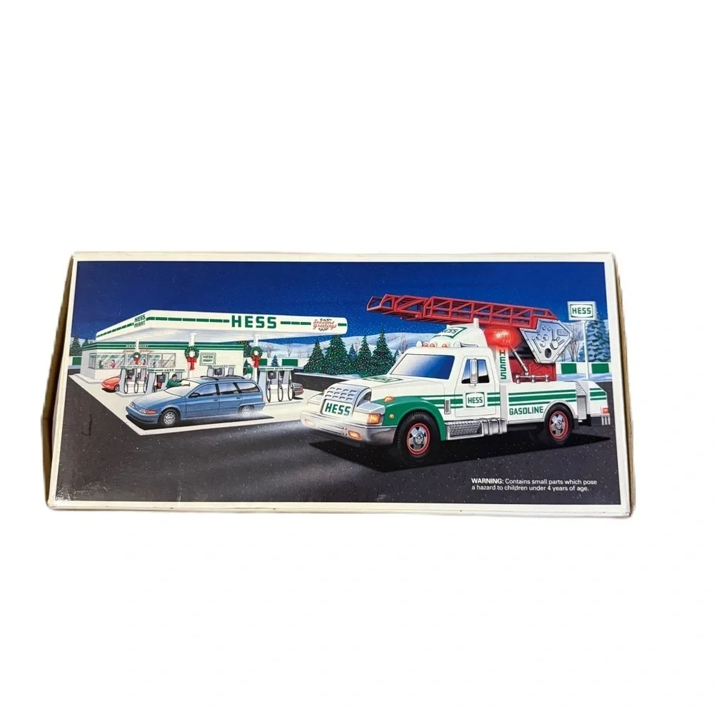 Hess 1994 Rescue Truck Toy Fire Truck with Ladder New Toy Collectible
